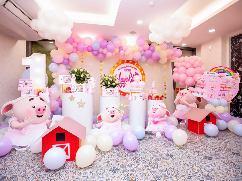 Thôi nôi là tiệc đánh dấu cột mốc tròn 1 tuổi của bé