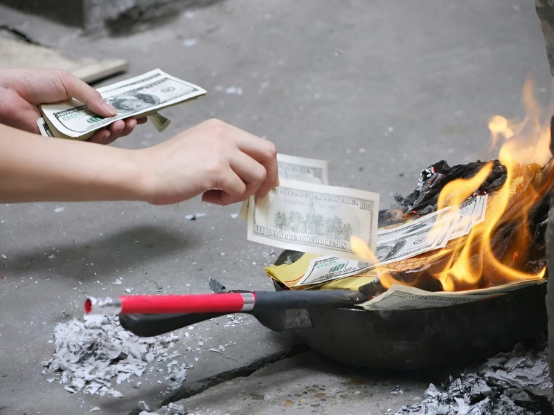 đốt vàng mã